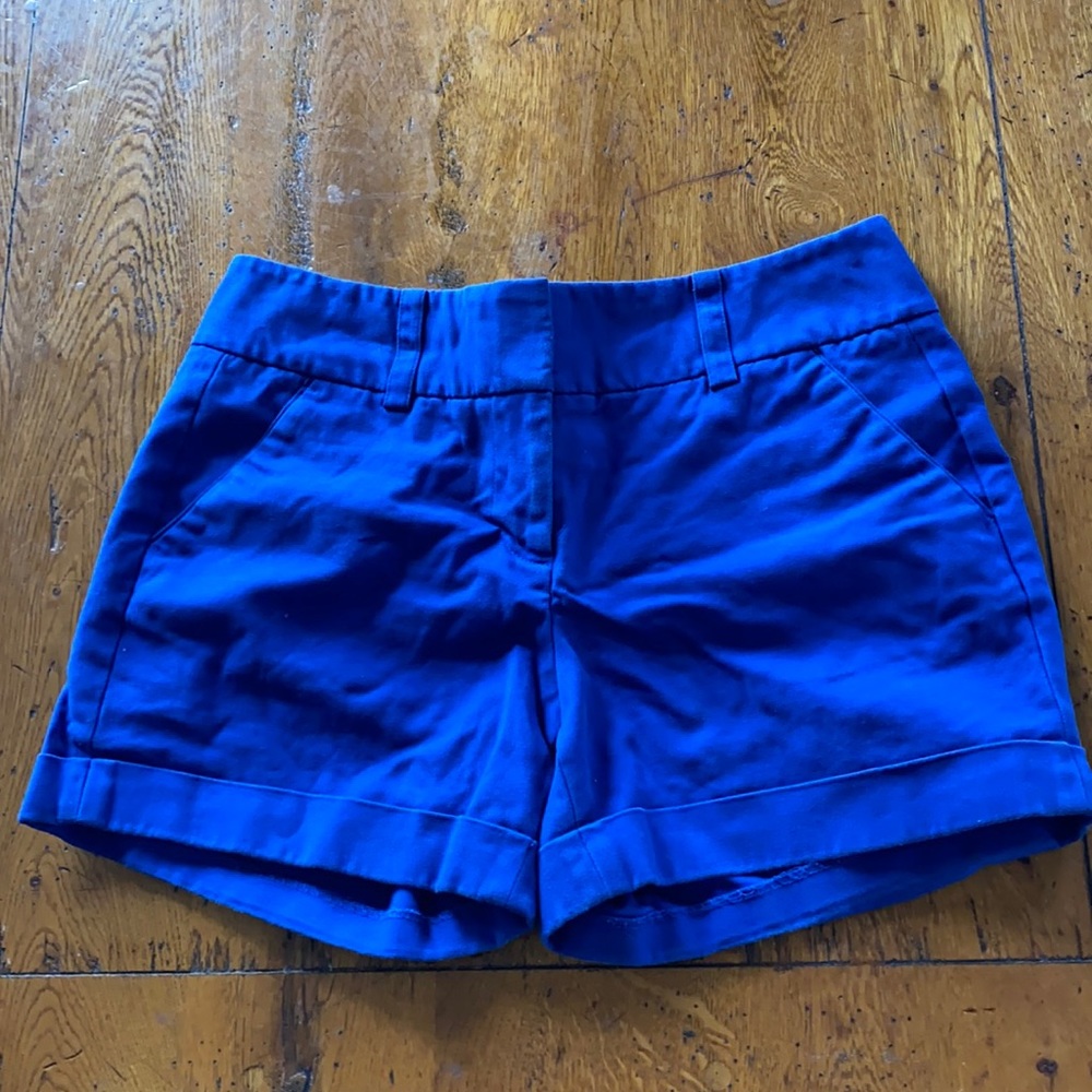 blue chino shorts